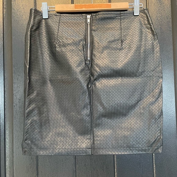 Faux Leather Skirt - Picture 2 of 5